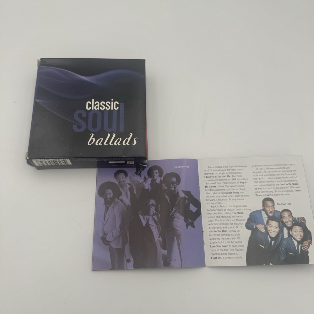 Classic Soul Ballads Time Life Box Set Manual Incl. - 4/5 SEALED 1 Disc Missing